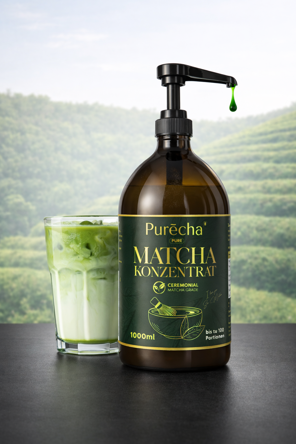 Purēcha - Matcha Konzentrat - Pure - 1L